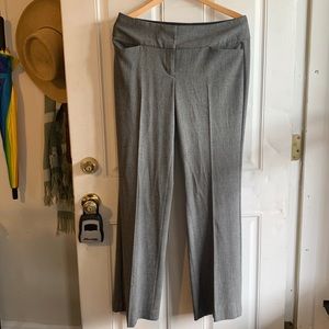 Black and grey suit pants